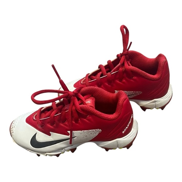 Nike vapor ultrafly keystone GS baseball cleat red/white  Boys 10C - Picture 1 of 14